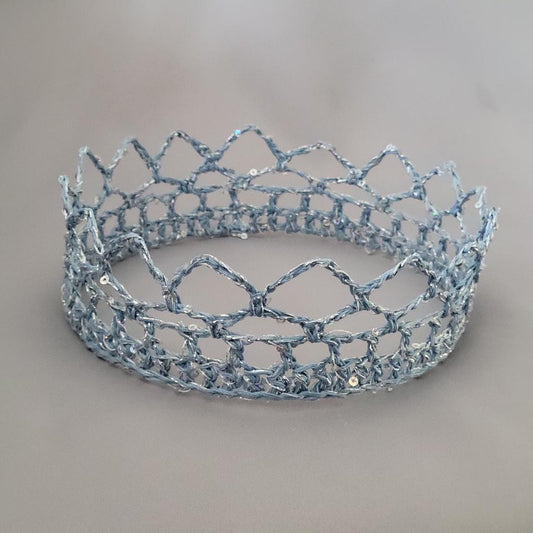 Blue/Silver 6" Crown V