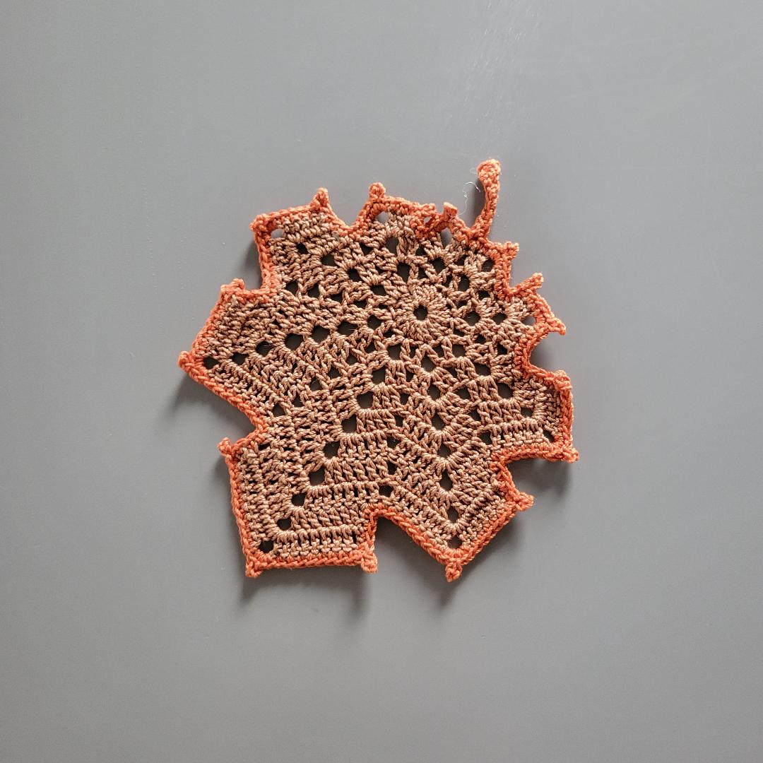 Fun Fall Leaf Doily