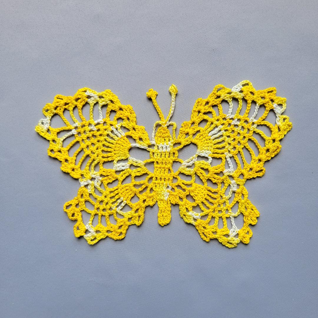 Butterfly 8" Doily