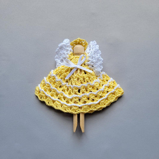 Lemon Tree Clothespin Angel