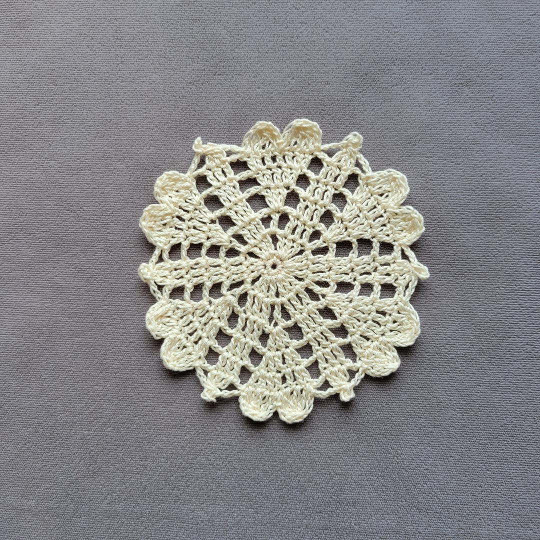 Estonia Hearts 4 1/2" Doily