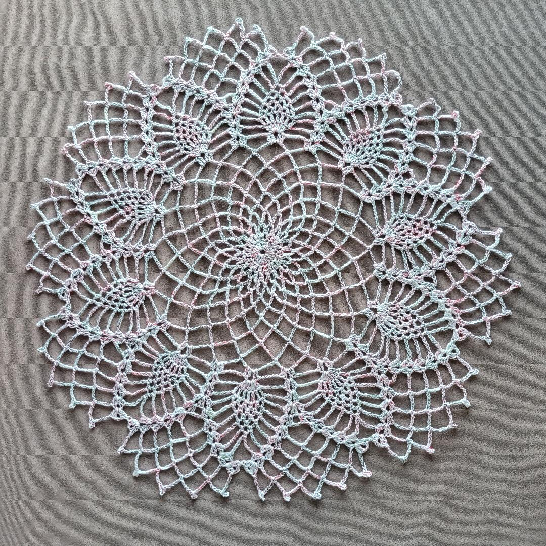 Nice 15 1/2" Christmas Doily