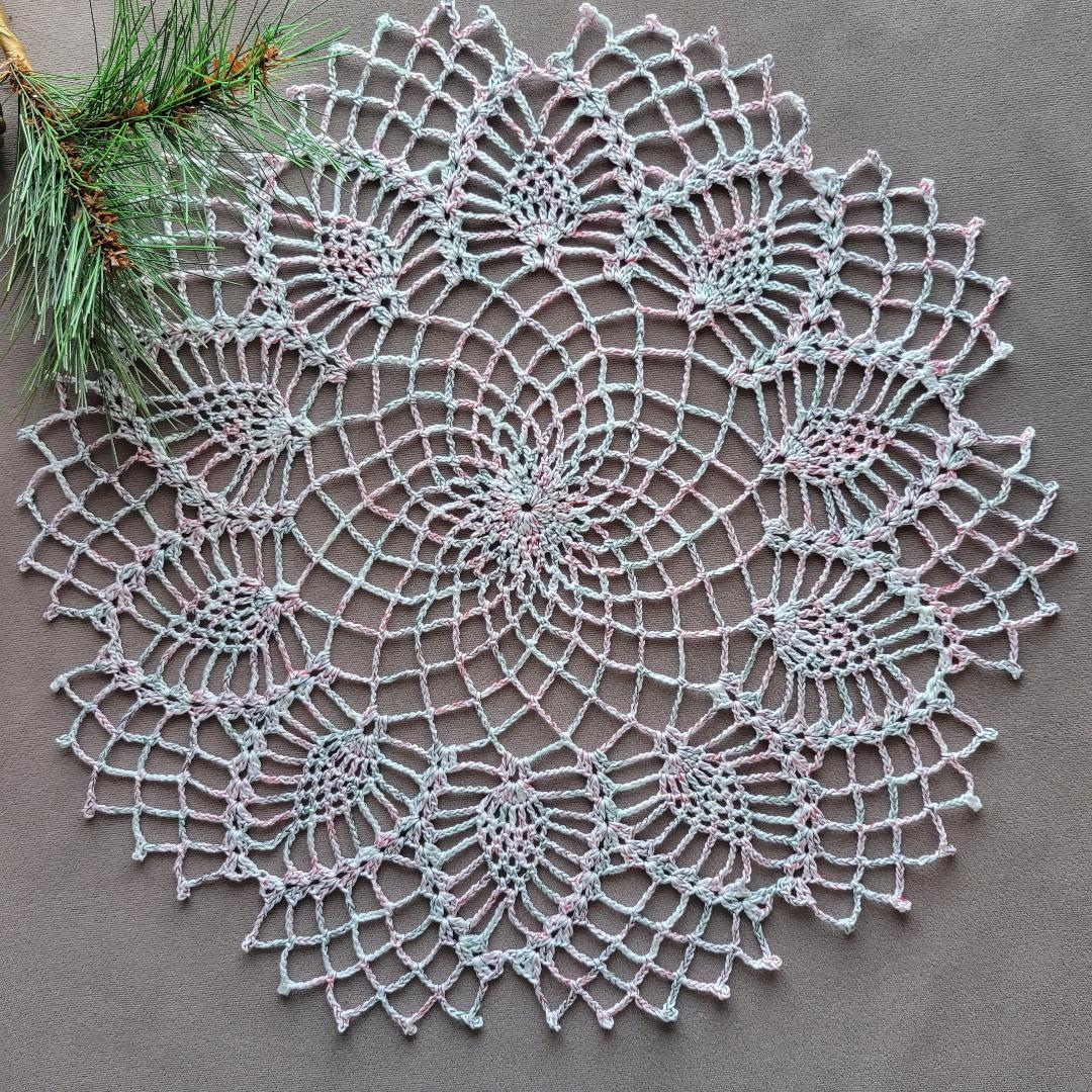 Nice 15 1/2" Christmas Doily