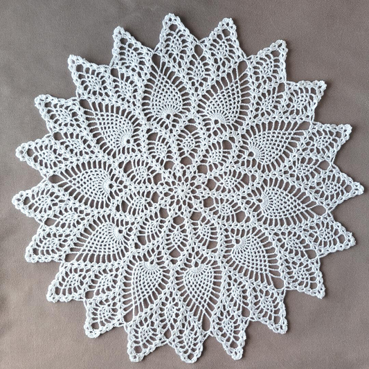 The Best Round Pineapple 19" Doily