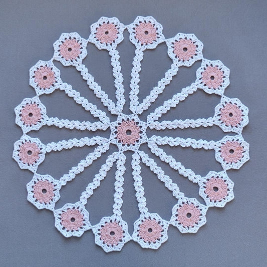 Violets 15" Doily