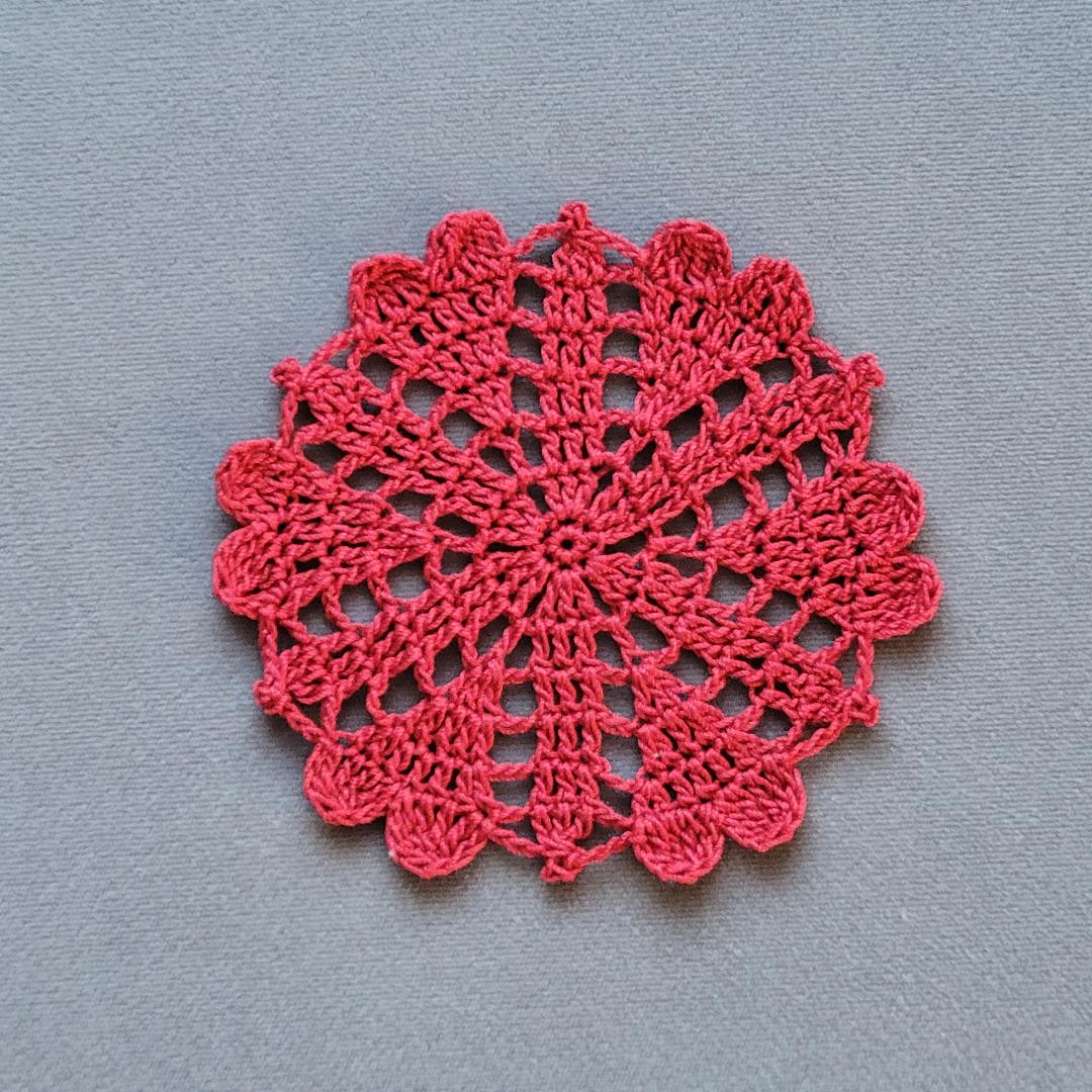 Estonia Hearts 4 1/2" Doily