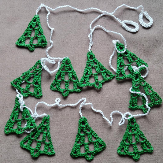 Tiny Evergreen Tree Garland